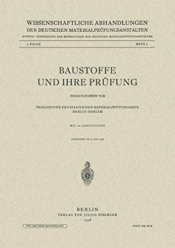Baustoffe und Ihre Prüfung