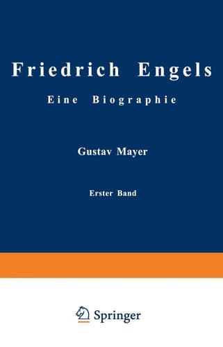 Friedrich Engels Eine Biographie Friedrich Engels in seiner Frühzeit 1820 bis 1851