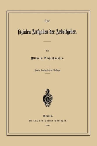 Die Sozialen Aufgaben der Arbeitgeber (German Edition)