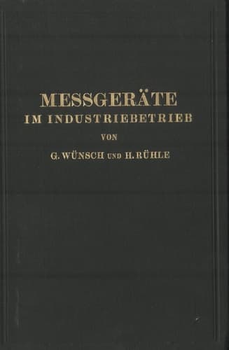 Messgeräte im Industriebetrieb (German Edition)