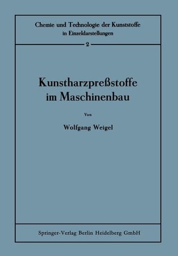 Kunstharzpreßstoffe im Maschinenbau