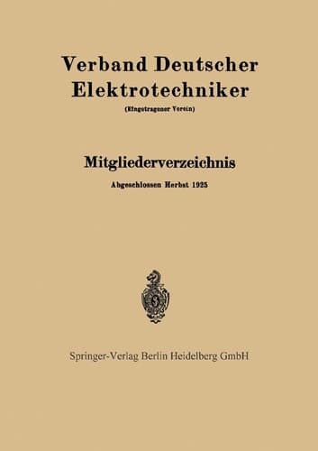 Mitgliederverzeichnis