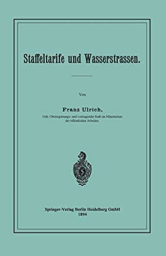 Staffeltarife und Wasserstrassen (German Edition)
