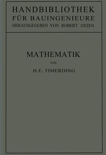 Mathematik 1. Teil / 1. Band