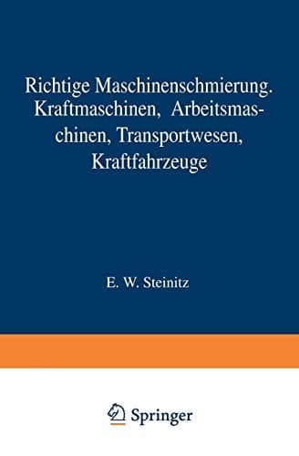 Richtige Maschinenschmierung Kraftmaschinen, Arbeitsmaschinen, Transportwesen, Kraftfahrzeuge Kurzer Wegweiser für die Praxis