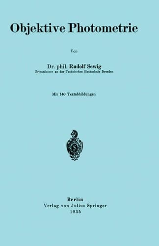 Objektive Photometrie (German Edition)