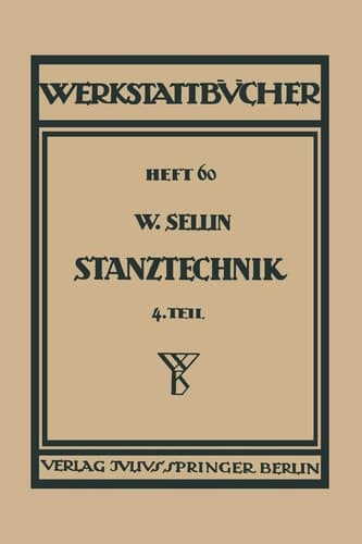 Stanztechnik Vierter Teil Formstanzen