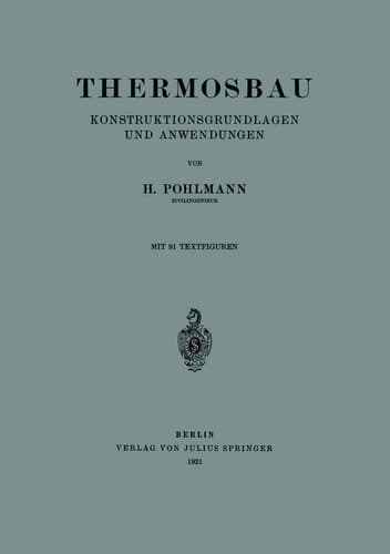 Thermosbau Konstruktionsgrundlagen und Anwendungen