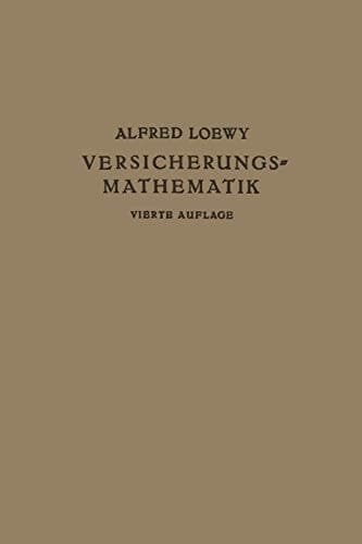 Versicherungs-Mathematik (German Edition)