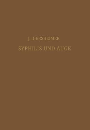 Syphilis und Auge (German Edition)