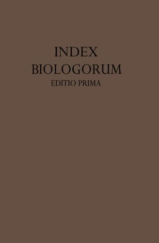 Index Biologorum Inverstigatores · Laboratoria Periodica