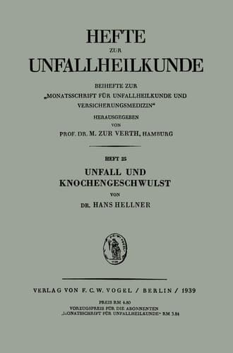Unfall und Knochengeschwulst