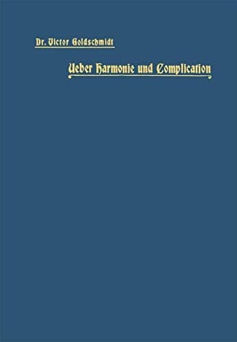 Ueber Harmonie und Complication (German Edition)