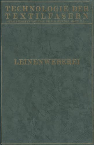Leinenweberei Leichtes Leinengewebe und Gebildweberei / Die Taschen-Tuchweberei / Schwerweberei