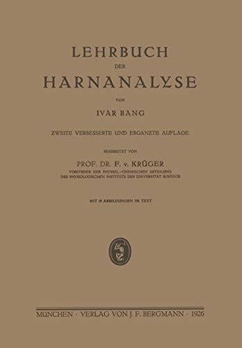 Lehrbuch der Harnanalyse (German Edition)