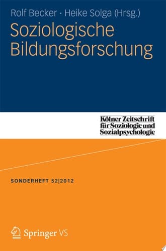 Soziologische Bildungsforschung