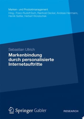 Markenbindung Durch Personalisierte Internetauftritte