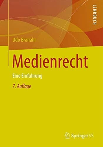Medienrecht Eine Einführung
