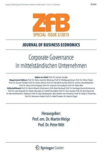 Corporate Governance in mittelständischen Unternehmen