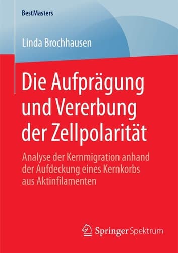 Die Aufprägung und Vererbung der Zellpolarität Analyse der Kernmigration anhand der Aufdeckung eines Kernkorbs aus Aktinfilamenten