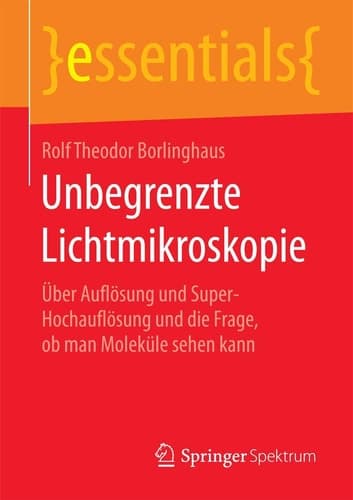 Unbegrenzte Lichtmikroskopie Über Auflösung und Super-Hochauflösung und die Frage, ob man Moleküle sehen kann