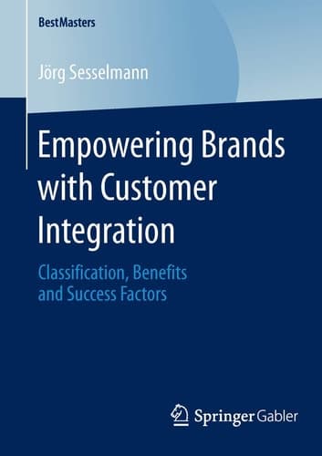 Empowering Brands with Customer Integration Classification, Benefits and Success Factors