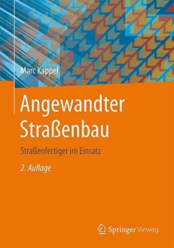 Angewandter Straßenbau Straßenfertiger im Einsatz