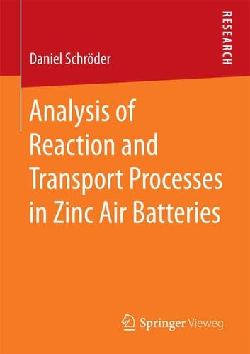 Analysis of Reaction and Transport Processes in Zinc Air Batteries