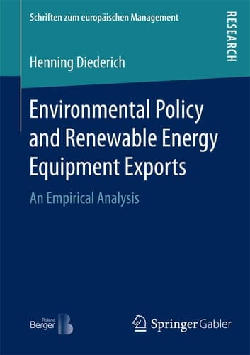 Environmental Policy and Renewable Energy Equipment Exports An Empirical Analysis
