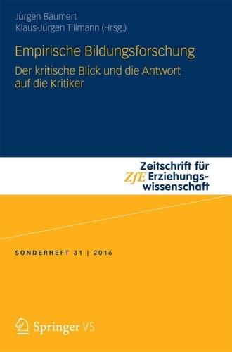 Empirische Bildungsforschung Der kritische Blick und die Antwort auf die Kritiker