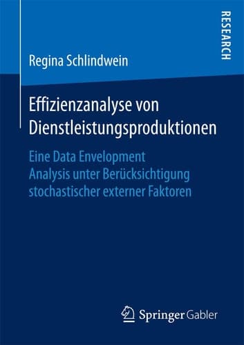 Effizienzanalyse von Dienstleistungsproduktionen Eine Data Envelopment Analysis unter Berücksichtigung stochastischer externer Faktoren