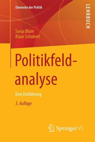 Politikfeldanalyse Eine Einführung