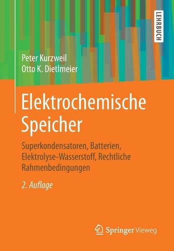 Elektrochemische Speicher Superkondensatoren, Batterien, Elektrolyse-Wasserstoff, Rechtliche Rahmenbedingungen