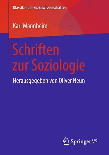 Schriften zur Soziologie Herausgegeben von Oliver Neun