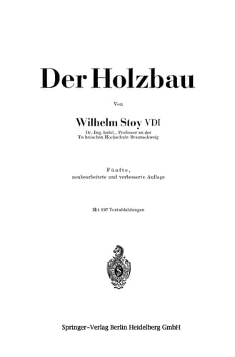 Der Holzbau