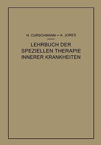 Lehrbuch der speziellen Therapie innerer Krankheiten