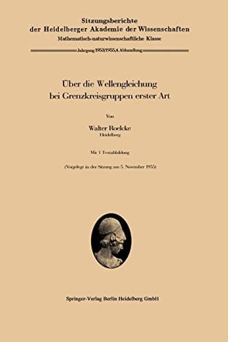 Über die Wellengleichung bei Grenzkreisgruppen erster Art