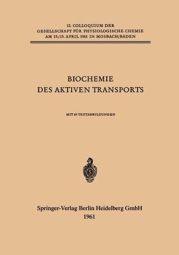 Biochemie des Aktiven Transports