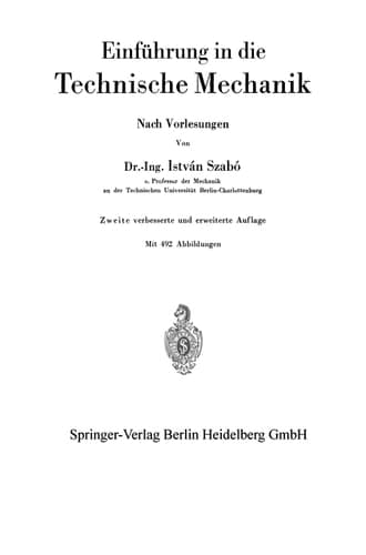 Einführung in die technische Mechanik: nach Vorlesungen