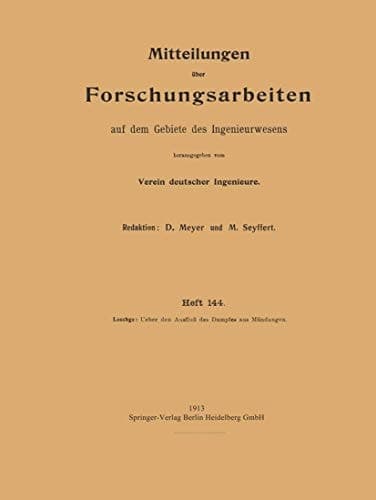 Ueber den Ausfluß des Dampfes aus Mündungen