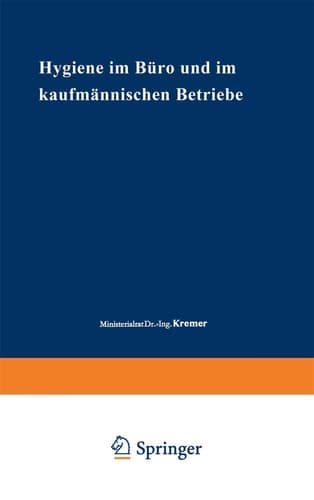 Hygiene im Büro und im kaufmännischen Betriebe