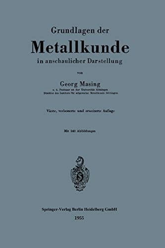 Grundlagen der Metallkunde in anschaulicher Darstellung