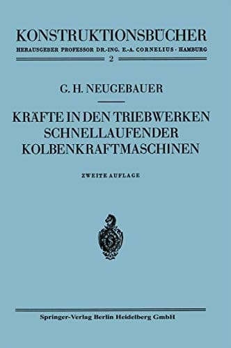 Kräfte in den Triebwerken schnellaufender Kolbenkraftmaschinen ihr Gleichgang und Massenausgleich