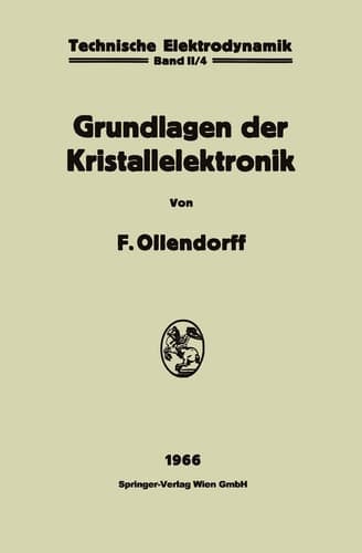 Innere Elektronik Grundlagen der Kristallelektronik