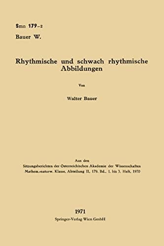 Rhythmische und schwach rhythmische Abbildungen (German Edition)