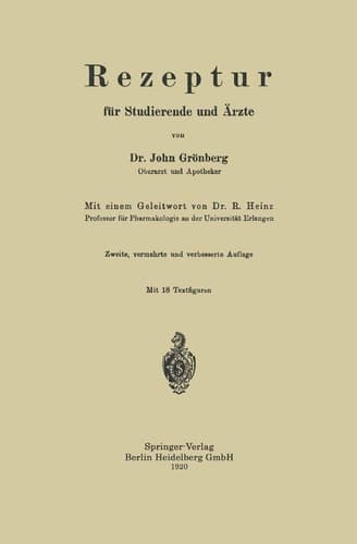 Rezeptur für Studierende und Ärzte