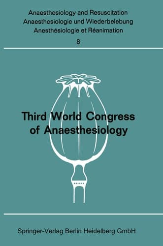 Panel Discussions Third World Congress of Anaesthesiology São Paulo, Brazil · September 1964
