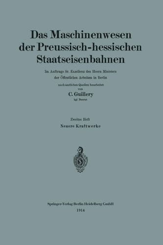 Neuere Kraftwerke der Preussisch-hessischen Staatseisenbahnen