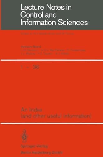 An Index (and Other Useful Information)