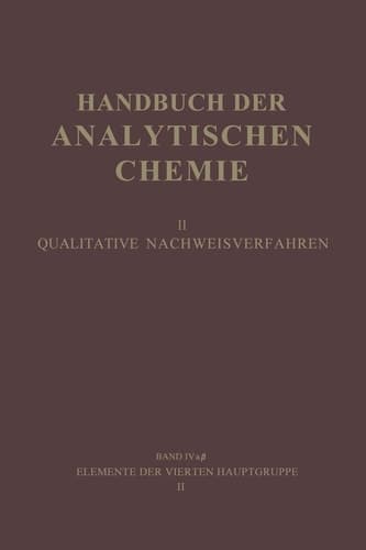 Elemente der Vierten Hauptgruppe II Germanium · Zinn